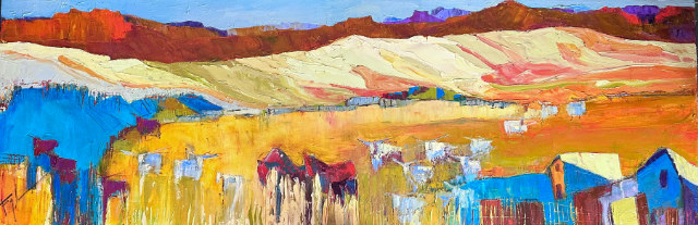 Faye Crow, The western slope 24x72
