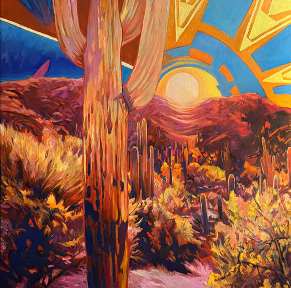 Greg Heil, Arizona Sunrise 48x48