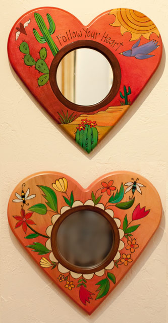 Heart Mirrors SOLD!