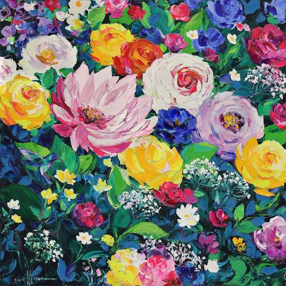 Emerald Enchantment 36x36