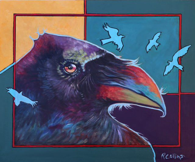 As The Crow Flies 18x24