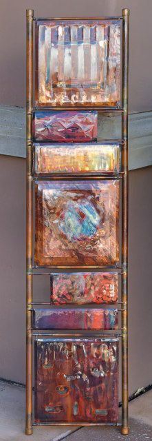 Moran Brown, Blue Moon copper 40x10