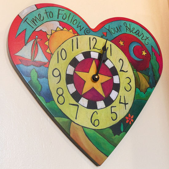 Follow Your Heart Clock 14