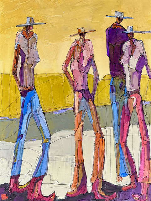 Against the West 18x24