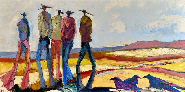 No Time for Old Men 24x48