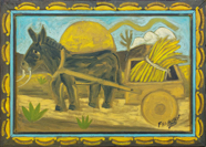 DonkeyWithACart30x41W.jpg