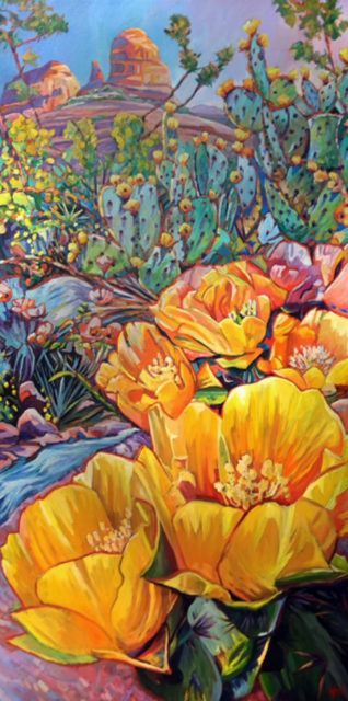 Sunrise Piccacho Poppies 72x48 SOLD!