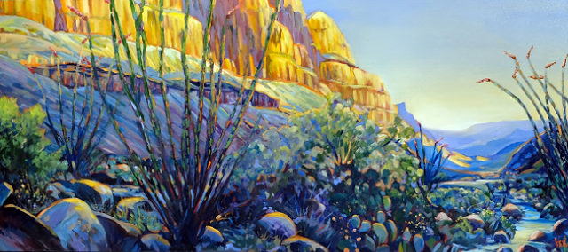 Spring In The Grand Canyon 28x68 SOLD!