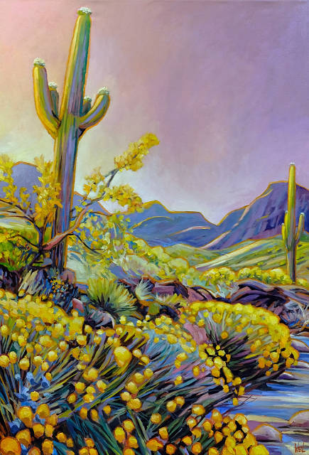 Sonoran Spring 56x36 SOLD!