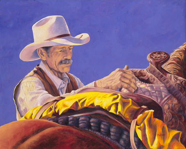 Saddlin' Lowball 16x20 SOLD!