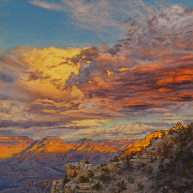 Grand Canyon Sunset 12x12 SOLD!