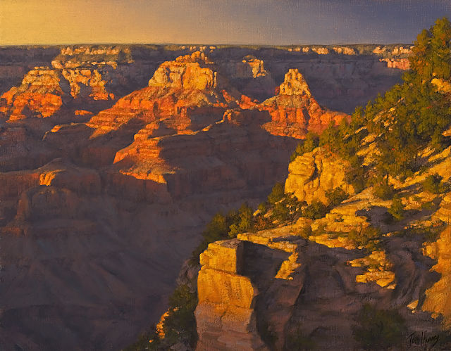 Grand Canyon Sundown 11x14 SOLD!