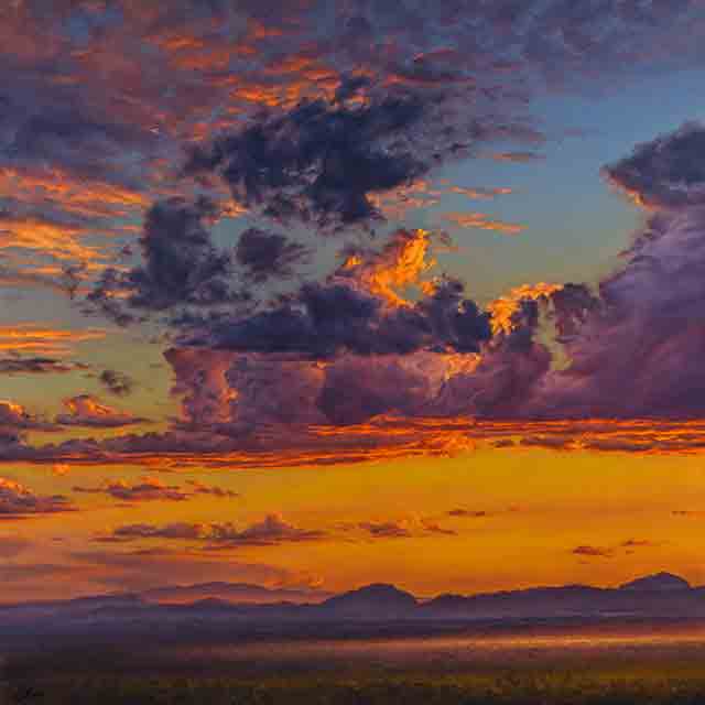 Tucson Sundown 24x24 SOLD!