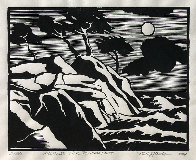 Moonrise over Pelican Point SOLD!