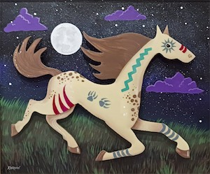 Full Moon Frolic  20x24