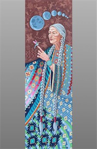 Seen Many Moons 36x12