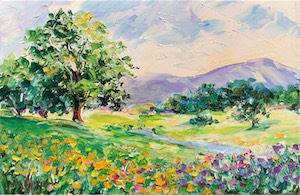 Summer Skies 12x18