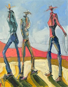 Cowgirls 3 20x16