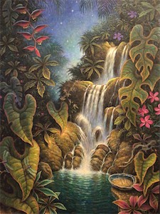 Tropical Falls 48x36