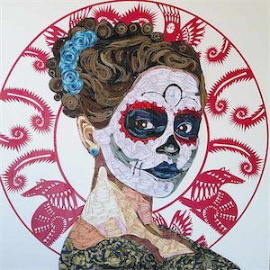 La_Catrina Alicia 36x36