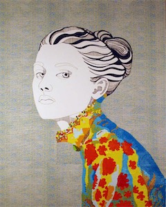 SOLD! Lilting Flower 34x44