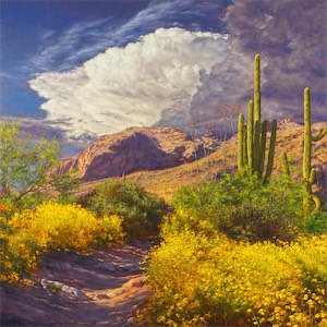 SOLD! Earth And Sky Conspire 30x30 