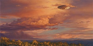 SOLD!Sundaown Saucer 8x16 