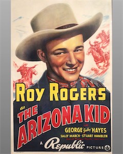 Roy Rogers The Arizona Kid original 1939 poster