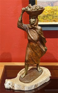 Sally Kimp, Fish For Sale bronze ed.1/30