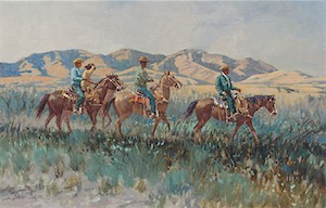 SOLD! Jingling Spurs 24x36