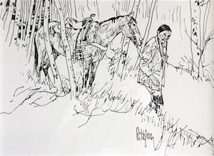 SOLD! Original Drawing 15x19