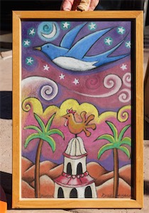 SOLD! Rose Johnson, Bluebird Of Happiness 18x12