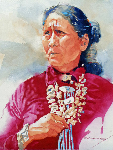 Navajo Matriarch 12x9 wc