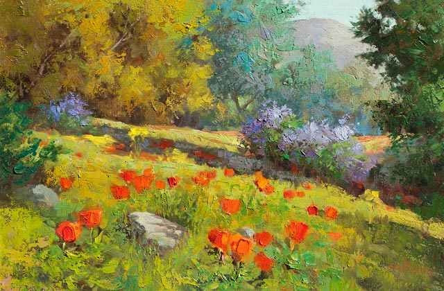 Morning Poppies 20x30 SOLD!