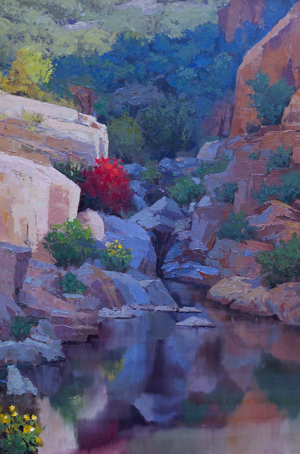 Sabino Reflections 36x24 SOLD!