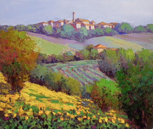 Italian Hills 20x24 SOLD!