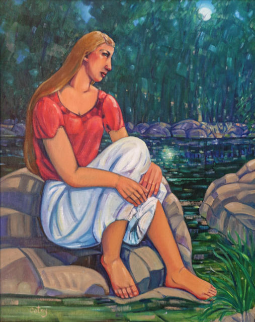 By The Lake 30x24