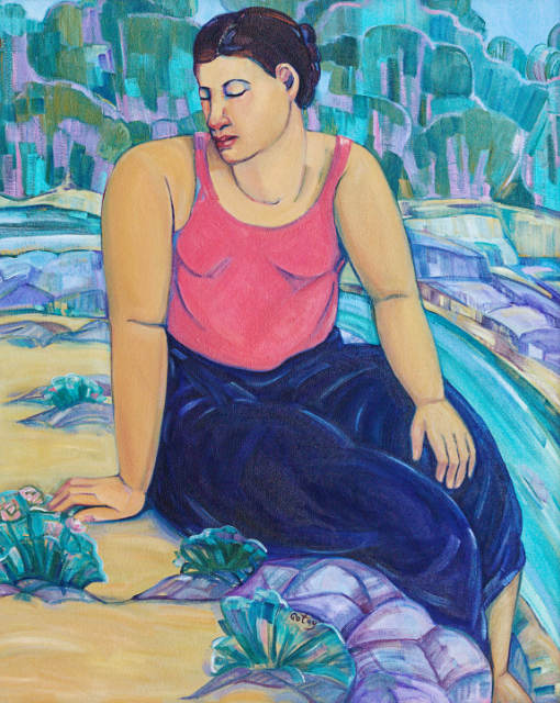 By The River 30x24