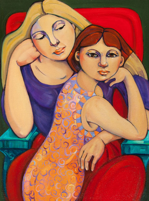 Mother And Child 24x18 SOLD!